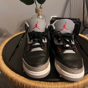 Jordan Kids Black and White Sneakers